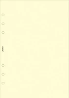 Filofax FX-132453 Kalendárium betét, jegyzetlap, personal méret, sima, krémszín kép