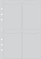 Filofax FX-213603 Kalendárium betét, kártyatartó, pocket méret, kép