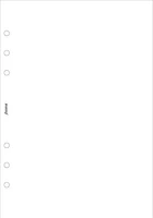 Filofax FX-342405 Kalendárium betét, jegyzetlap, a5, sima, fehér kép