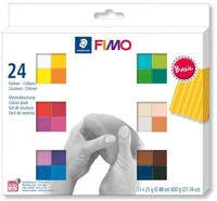 Fimo COR_FM8023C241 Gyurma, készlet, 24x25g, égethető,  