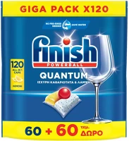 Finish DA503XSZHT5201347176938 Mosogatótabletta quantum 120db/csg citrom kép