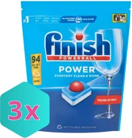 Finish DA503XSZWYK5997321736297 Power mosogatótabletta 94db-os lemon karton - 3 db kép