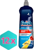 Finish DA503XSZWYK8592326010419 Rinse&shine mosogatógép öblítő, lemon, 800ml karton - 12 db kép