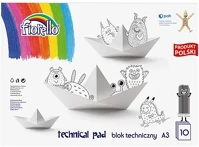 Fiorello 01.03483 Rajztömb  a/3 80 g 10 ív/tömb műszaki kép