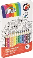 Fiorello 07.00897 Színes ceruza  háromszögletű fémdobozos 12 darabos kép