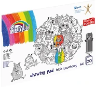 Fiorello 150-1241 Rajztömb  a/4 80gr 20 ív/tömb kép
