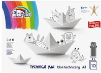 Fiorello 150-1262 Rajztömb  a/3 80gr 10 ív/tömb műszaki kép