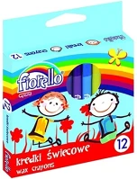 Fiorello 15.00404 Zsírkréta  kerek hegyezett 12 színű kép