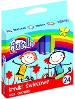Fiorello 15.00405 Zsírkréta  kerek hegyezett 24 színű kép