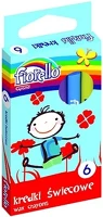 Fiorello 15.00406 Zsírkréta  kerek hegyezett 6 színű kép