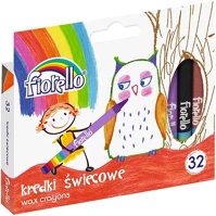 Fiorello 15.01401 Viaszkréta  hengeres vegyes színek 32 darabos kép