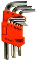 Fischer darex 0199916 Imbuszkulcs készlet, 9 darabos, kép