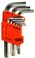 Fischer darex COR_RM0199916 Imbuszkulcs készlet, 9 darabos, kép