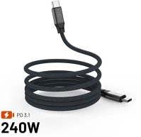 Fixed FIXDBM-CC2-GR Mágneses fonott kábel, usb-c/usb-c 2m, szürke kép