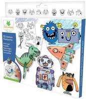 Flair toys CRE4061 Sycomore: színezz, vágj, süss kreatív szett fiúknak kép