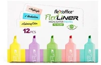 Flexoffice COR_FOHL00912 Szövegkiemelő készlet, 1-5 mm,  