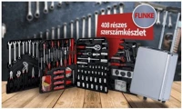 Flinke FL408 tr / Flinke 408 részes racsnis szerszámkészlet, kofferrel kép