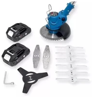 Flinke HA-1024 16 részes kerekes fűkasza, szegélynyíró 2db akkumulátorral akkus fűkasza kép