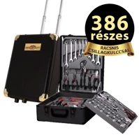 Flinke VAR5022-1 szerszámkészlet 386 részes húzható fém szerszámos börönddel 386 kép