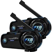 Fodsports FX8 AIR Fx8 air motorkerékpár intercom két darabos csomag fekete kép