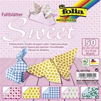 Folia 491/1515 Origami papír, 15x15 cm, 80 g, 50 lap,  