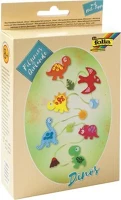 Folia 52932 Kreatív mini filc varrókészlet, girland, dinoszaurusz kép