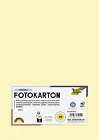 Folia 614/50 11 Dekorkarton, a4, 300 g, 50 lap, szalmasárga kép