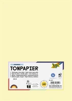 Folia 6411 Színes papír, a4, 130 g, 100 lap, szalmasárga kép