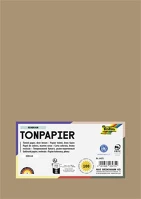 Folia 6475 Színes papír, a4, 130 g, 100 lap, őzbarna kép