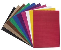 Folia 740309 Hullámkarton, 35x50 cm, 10 lap, vegyes színek kép