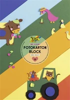 Folia A3, 300 Dekorkarton, a3, 300 g, 10 lap, „basic”, vegyes színek kép