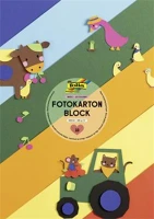 Folia COR_FL607 Dekorkarton, a3, 300 g, 10 lap, „basic”, vegyes színek kép