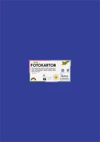 Folia COR_FL6136 Dekorkarton, 2 oldalas, 50x70 cm, 300 g, 10 lap, ultramarinkék kép