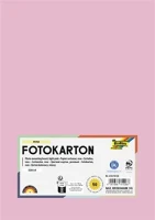 Folia COR_FL6145026 Dekorkarton, a4, 300 g, 50 lap, halvány rózsaszín kép
