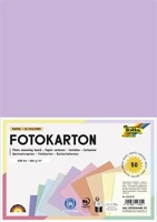 Folia COR_FL6145095 Dekorkarton, a4, 300 g, 10x5 lap, „pastel”, vegyes színek kép