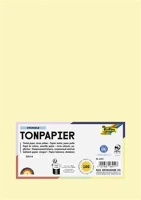 Folia COR_FL6411 Színes papír, a4, 130 g, 100 lap, szalmasárga kép