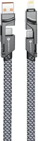 Forcell C241 Usb type-c / usb töltő- és adatkábel 4in1, usb type-c / lightning, 100 cm kép