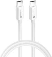 Forcell C338 C338 - type-c / type-c (usb-c) fehér kábel, 1,5m, 3a kép