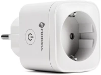 Forcell EU02 okos töltő aljzat wi-fi-vel, tuya / amazon támogatással,  230v, fehér kép