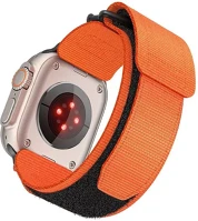 Forcell FA05 APPLE F-design fa05 apple watch 38/40/41mm nylon szíj, narancssárga kép