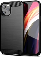 Forcell SS60680 Carbon hátlap tok apple iphone 13 pro max, fekete kép