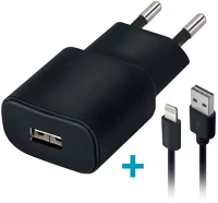 Forever 72039 Hálózati töltő adapter, 5v / 2000 mah, usb aljzat, lightning kábellel kép
