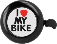 Forever TF5900495963581 Biciklis kiegészítő:  - i love my bike - kerékpár csengő, fekete kép