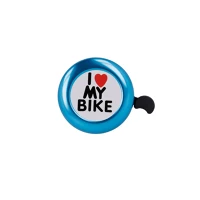 Forever TF5900495964441 Biciklis kiegészítő:  - i love my bike - kerékpár csengő, kék kép