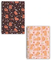 Forever young 92100 Spirálfüzet a/4 kockás capybara kép