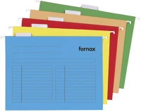 Fornax 5409 Függőmappa a4, karton oldalzárt  33-v sárga (00000) kép