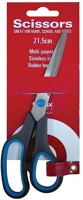 Fornax 9609 Olló 21,5cm, irodai gumifogós, bliszteres  9609, kép