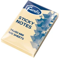Forofis 91020 Öntapadós jegyzettömb  50x76 mm 100 lapos kép