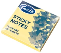 Forofis 91021 Öntapadós jegyzettömb  76x76 mm 100 lapos kép