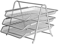 Forofis 91309 Irattálca  a/4 fémhálós 3 emeletes ezüst kép